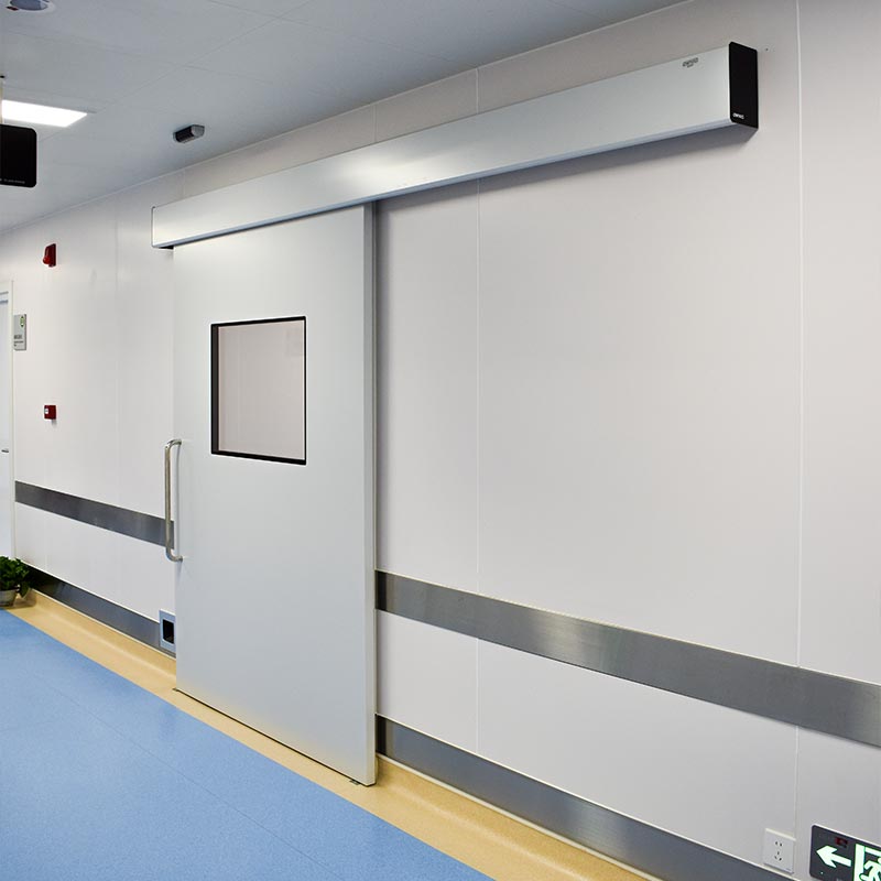 Puerta corrediza hermética automática médica